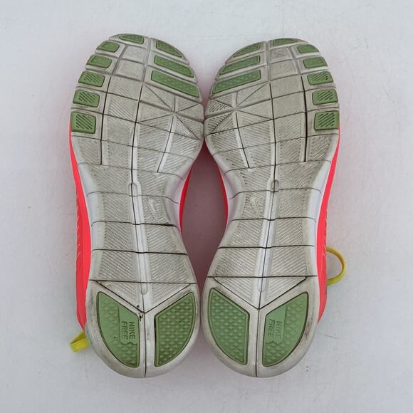 NIKE TRAINING FREE BALANZA 3.0 Coral Mint Yellow Running Walking Sneakers Size 6 - Picture 11 of 13